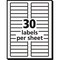 Avery File Folder Labels, TrueBlock, 1/3 Cut, 750/PK, RD/BE/GN/YW PK AVE5266 - alternate 4